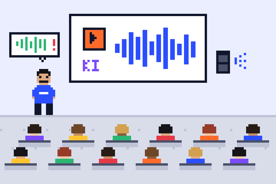 Pixel-Illustration: Stimmklon: „Das habe ich nie gesagt“